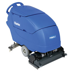 Clarke FOCUS® II Cylindrical 28 Mid-size Autoscrubber, 312 Ah Maint-free (AGM) Batteries, Onboard Charger, Brushes
