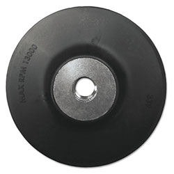 Anchor General Purpose Back-up Pad, 7 in x 5/8 in -11, 8500 RPM