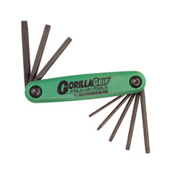 Bondhus T6-t25 Gorilla Grip Foldup Torx Tool Set