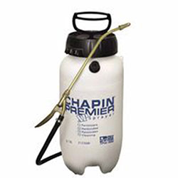 Chapin Premier Pro XP Sprayer, Poly, 2 gal, 12in Extension, 42in Hose, Translucent