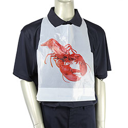 Royal   Plastic Lobster Bib, Case of 500