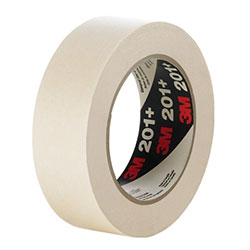 3M 201+ General Use Masking Tape, 0.94 in x 60.14 yd, Natural