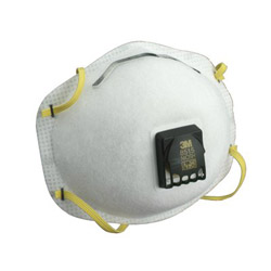 3M N95 Particulate Welding & Metal Pouring Respirator, Half Facepiece, White