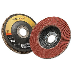 3M Cubitron II™ Flap Disc 967A, 4-1/2 in dia, 80 Grit, 7/8 in Arbor, 13,300 RPM, Type 27