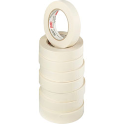 3M Economy Masking Tape, 3 in Core Size, 1-1/2 in x 60 yards