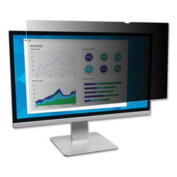 3M Frameless Blackout Privacy Filter for 24 in Widescreen Monitor, 16:9 Aspect Ratio