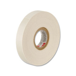 3M Glass Cloth Electrical Tape 27, 1/2 in x 66 ft, White