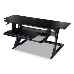 3M Precision Standing Desk, 42 in x 23.2 in x 6.2 in to 20 in, Black