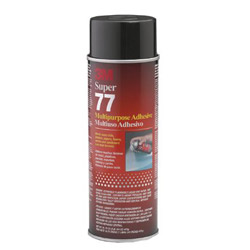 3M Super 77™ CA Mult-Purpose Spray Adhesive, 16.75 oz, Aerosol Can, Clear