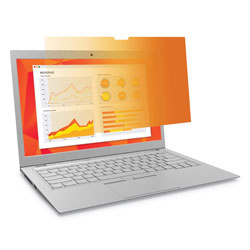 3M Touch Compatible Gold Privacy Filter for 14 in Widescreen Laptop, 16:9 Aspect Ratio