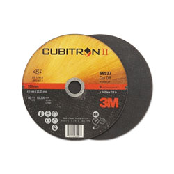 3M Cubitron II™ Cut-Off Wheel, 6 in dia, 0.045 in Thick, 60 Grit, 10200 rpm
