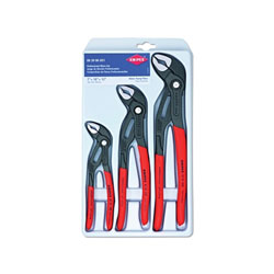 Knipex Cobra 3-Piece Locking Pliers Sets, 7 in; 10 in; 12 in