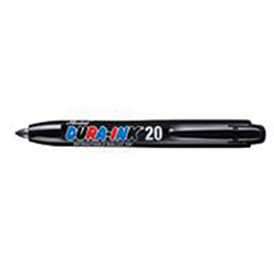 Markal Dura-Ink 20 Ink Markers, Black, 1/16 in, Felt