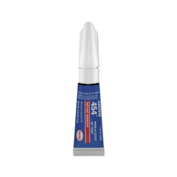 Loctite 454™ Prism® Instant Adhesive, Surface Insensitive Gel, 3 g, Tube, Clear