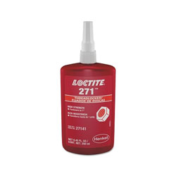 Loctite 271™ Threadlocker, High Strength, 250 mL, 1 in Thread, Red