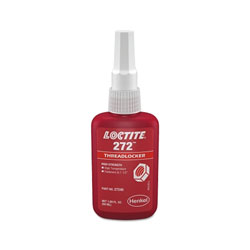 Loctite 272™ Threadlocker, High Temp/High Strength, 50 mL, Red