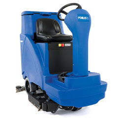 Clarke FOCUS® II 28 Disc Mid-size Rider Autoscrubber, 310 Ah Wet Batteries, Onboard Charger, Pad Holder and Chemical Mixing System