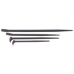 Proto Pry Bar Set w/2 Aligning Pry Bars and 2 Rolling Head Bars; 12 in,16 in,18 in,24 in,Steel