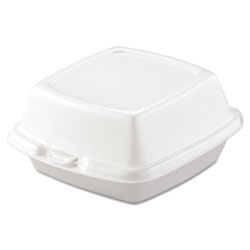 Dart Carryout Food Containers, Foam, 1-Comp, 5 7/8 x 6 x 3, White, 500/Carton (60HT1DART)