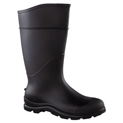 Servus CT Economy Knee Boots, Size 10, 15in Tall, Black, PVC