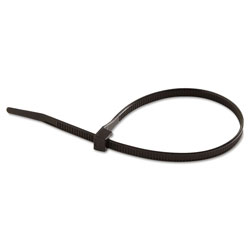 Gardner Bender UVB Cable Ties, 8 in, 75 lb, UV Black, 100/Pack