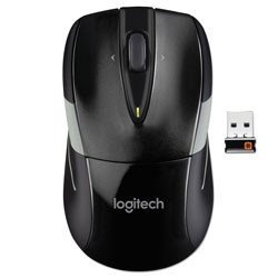 Logitech M525 Wireless Mouse, 2.4 GHz Frequency/33 ft Wireless Range, Left/Right Hand Use, Black