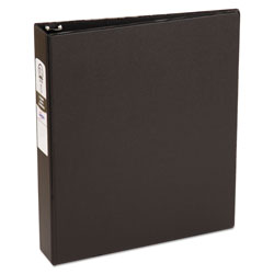 Avery Economy Non-View Binder with Round Rings, 3 Rings, 1.5" Capacity, 11 x 8.5, Black
