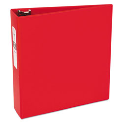 Avery Economy Non-View Binder with Round Rings, 3 Rings, 3" Capacity, 11 x 8.5, Red (AVE03608)