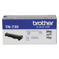 Brother TN730 Toner, 1200 Page-Yield, Black (BRTTN730)