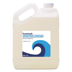 Boardwalk Antibacterial Liquid Soap, Clean Scent, 1 gal Bottle, 4/Carton (BWK430)