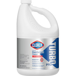 Clorox Turbo Pro Disinfectant Cleaner for Sprayer Devices, 121 oz Bottle, 3/Carton (CLO60091)