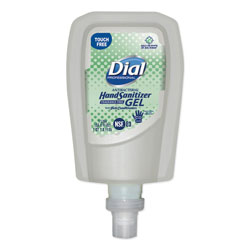 Dial FIT Fragrance-Free Antimicrobial Gel Hand Sanitizer Manual Dispenser Refill, 1000 mL, 3/Carton (DIA19029)