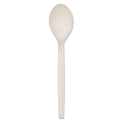 Eco-Products Plant Starch Spoon - 7", 50/Pack, 20 Pack/Carton (ECOEPS003)