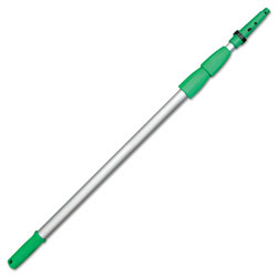 Unger Opti-Loc Aluminum Extension Pole, 30 ft, Three Sections, Green/Silver (ED900UNGER)