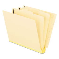 Pendaflex Manila End Tab Classification Folders, 2 Dividers, Letter Size, Manila, 10/Box (ESS13175)