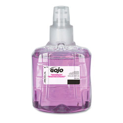 Gojo Antibacterial Plum Foam Hand Wash, 1200mL, Plum Scent, Clear Purple (GOJ191202EA)