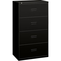 Hon 400 Series 4 Drawer Metal Lateral File Cabinet 30 Wide
