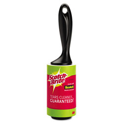 Scotch Brite® Lint Roller, Heavy-Duty Handle, 30 Sheets/Roller (MMM836RS30)