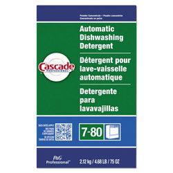 Cascade Professional Automatic Dishwasher Powder, Fresh Scent, 75 oz. Box, 7/Case (PGC59535)
