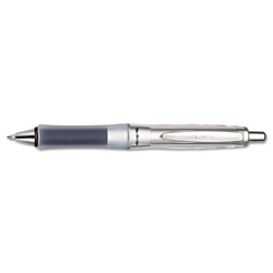 Pilot Dr. Grip Center of Gravity Retractable Ballpoint Pen, 1mm, Black Ink, Silver/Gray Barrel (PIL36180)