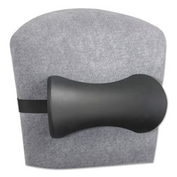 Safco Lumbar Support Memory Foam Backrest, 14.5w x 3.75d x 6.75h, Black (SAF7154BL)