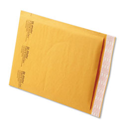 Sealed Air Jiffylite Self-Seal Bubble Mailer, #2, Barrier Bubble Lining, Self-Adhesive Closure, 8.5 x 12, Golden Brown Kraft, 100/Carton