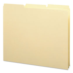 Smead Recycled Blank Top Tab File Guides, 1/3-Cut Top Tab, Blank, 8.5 x 11, Manila, 100/Box (SMD50134)