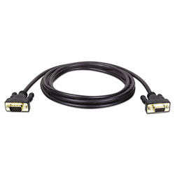 Tripp Lite VGA Monitor Extension Cable, 640 x 480 (HD15 M/F), 10 ft., Black