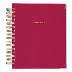 At-A-Glance Harmony Daily Hardcover Planner, 8.75 x 7, Berry, 2022