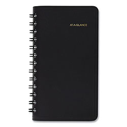 At-A-Glance Weekly Planner, 4.5 x 2.5, Black, 2022