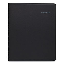 At-A-Glance QuickNotes Weekly/Monthly Appointment Book, 10 x 8, Black, 2022