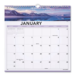 At-A-Glance Landscape Monthly Wall Calendar, 12 x 12, 2021