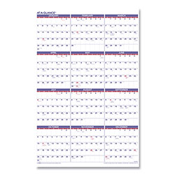 At-A-Glance Yearly Wall Calendar, 24 x 36, White Sheets, 12-Month (Jan to Dec): 2023