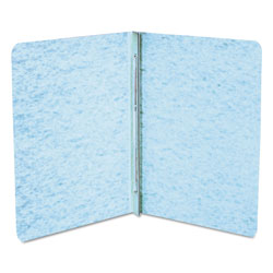 Acco Presstex Report Cover, Side Bound, Prong Clip, Letter, 3 in Cap, Light Blue
